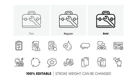 Graph chart, Move gesture and Building energy line icons. For web app, printing イラスト素材