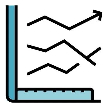 Graph chart speaker icon vector flat Illustrazione stock