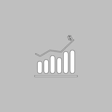 Graph computer symbol Stock-Illustration