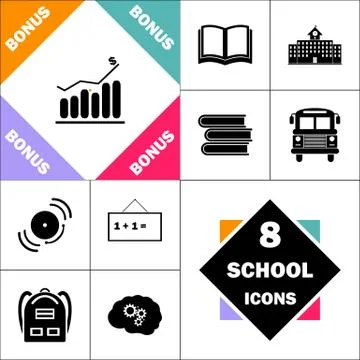 Graph computer symbol Stock Illustration