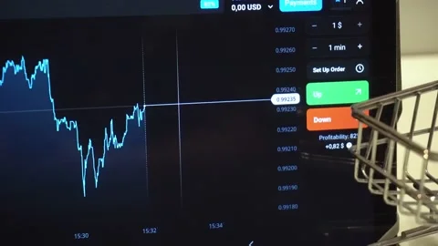 Graph of crypto currency online. Quotes of eth and btc at stock exchange. Stock Stock Footage 210116454