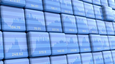 Graph of cryptocurrency Stock Footage 146371122