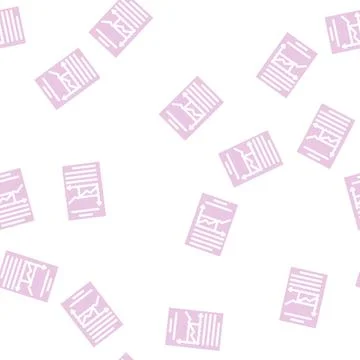 Graph data science glyph vector seamless pattern Stock Illustration