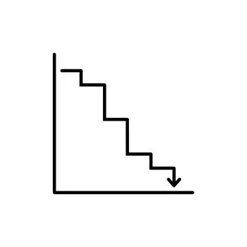 Graph diagram chart icon growth Stockillustratie