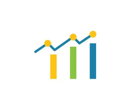 Graph diagram information illustration vector design イラスト素材