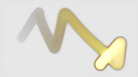 Graph Down 3 Lightpainting Stock Footage 280772365