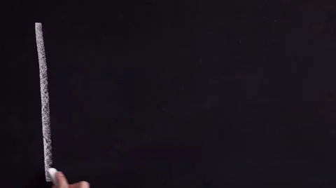 Graph drawn on a blackboard Stock Footage 58820097