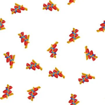 Graph of electromagnetic waves isometric icon seamless pattern Illustrazione stock