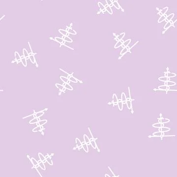 Graph of electromagnetic waves line vector seamless pattern Illustrazione stock