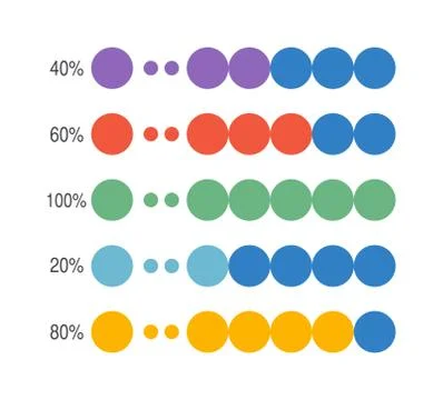 Graph elements vector illustration Stock Illustration