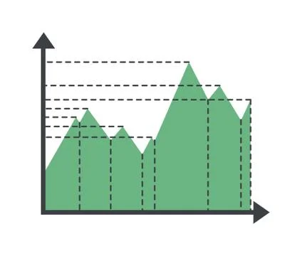 Graph elements vector illustration 스톡 일러스트