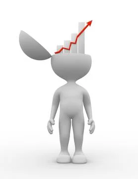 Graph financial. Stock Illustration