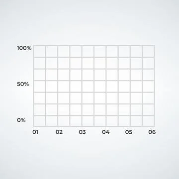 Graph grid paper with black lines, square. Stock vector illustration isolated on Illustrazione stock