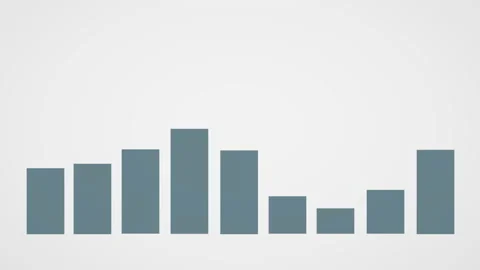 Graph growth chart profit stats animation. business presentations Stock Footage 134234380