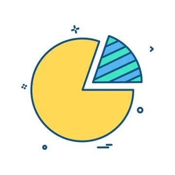 Graph icon design vector Stockillustratie