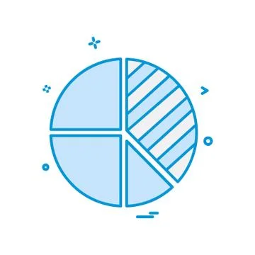 Graph icon design vector 스톡 일러스트
