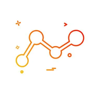 Graph icon design vector 스톡 일러스트