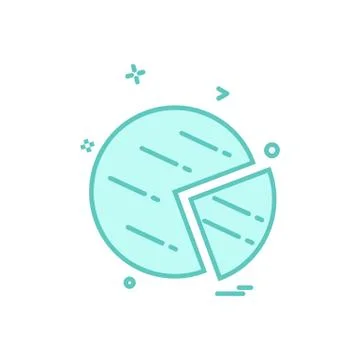 Graph icon design vector 스톡 일러스트