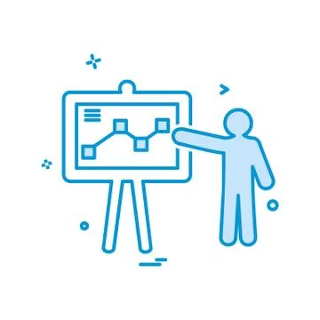 Graph icon design vector Stock Illustration