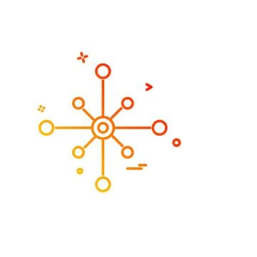 Graph icon design vector Illustrazione stock