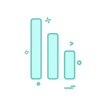 Graph icon design vector Illustrazione stock