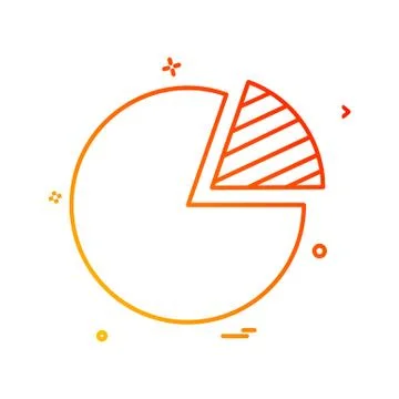 Graph icon design vector Stockillustratie
