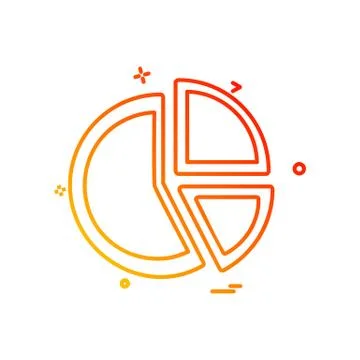 Graph icon design vector Illustrazione stock