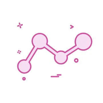 Graph icon design vector Stock Illustration