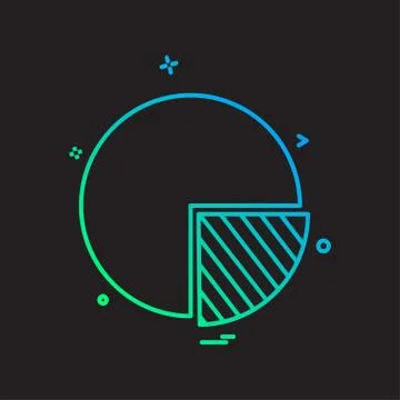 Graph icon design vector Stock Illustration