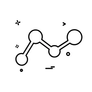 Graph icon design vector イラスト素材
