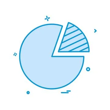 Graph icon design vector Illustrazione stock