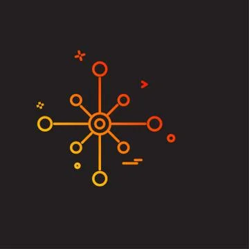 Graph icon design vector Stock Illustration