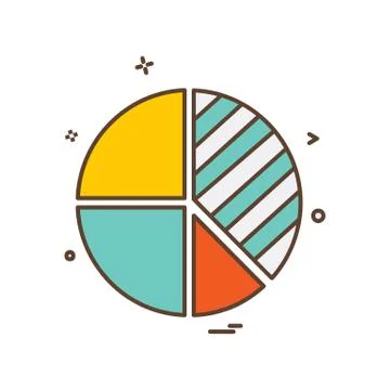 Graph icon design vector 스톡 일러스트
