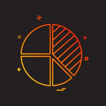 Graph icon design vector Stock Illustration