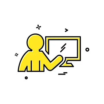 Graph icon design vector イラスト素材