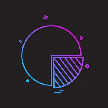 Graph icon design vector Stock Illustration