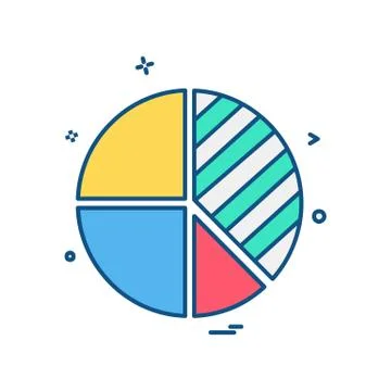 Graph icon design vector Illustrazione stock