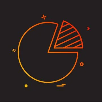 Graph icon design vector Stock Illustration