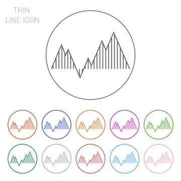 Graph icon Stock-Illustration