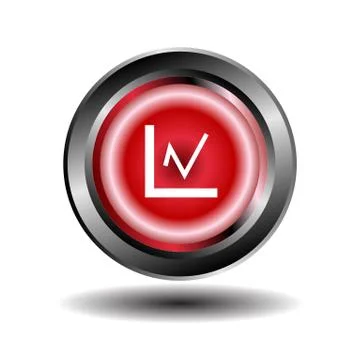 Graph icon Stock Illustration