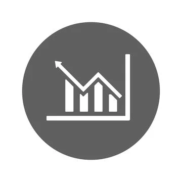 Graph Icon. Stock Illustration