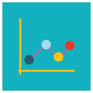 Graph icon Stock Illustration