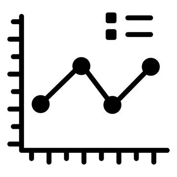 Graph Icon. User interface Vector Illustration, As a Simple Vector Sign and.. Illustrazione stock