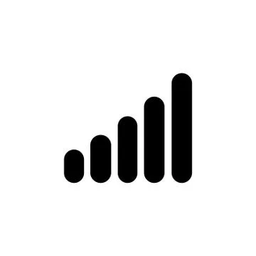 Graph icon. vector illustration symbol (sign) growth Stock Illustration