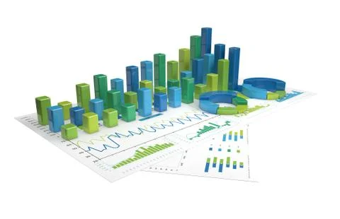 Graph Illustrazione stock