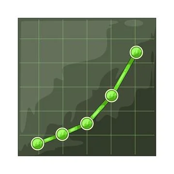 Graph illustration Stock Illustration