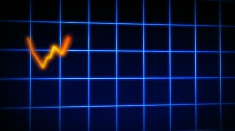 Graph line animation Video stock 12269022