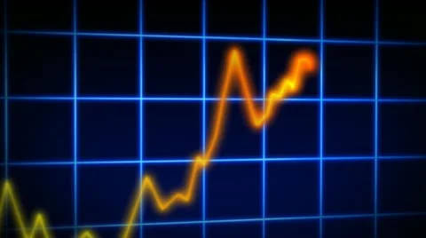 Graph line animation Video stock 12269329