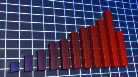 Graph line animation Video stock 12269344