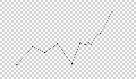 Graph line up drawing illustration animation with transparent background Stock Footage 42453457